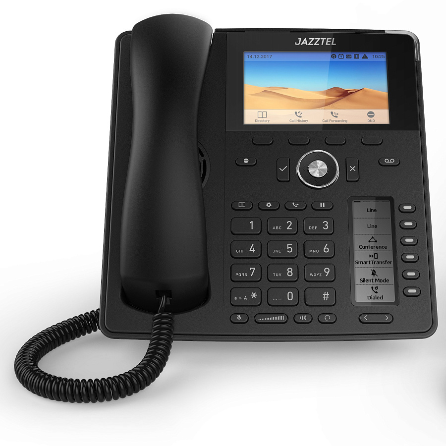 Jazztel D785 - IP телефон премиум-класса, 12 линий, Ethernet-порт, широкополосный звук