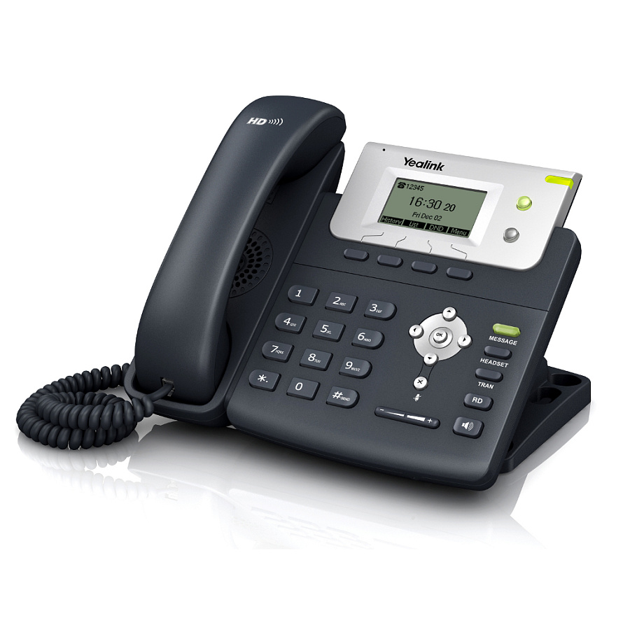 Yealink SIP-T21 E2 - IP-телефон, 2 SIP линии, HD звук, 2хRJ45 Ethernet-порта 10/100Мбит/с
