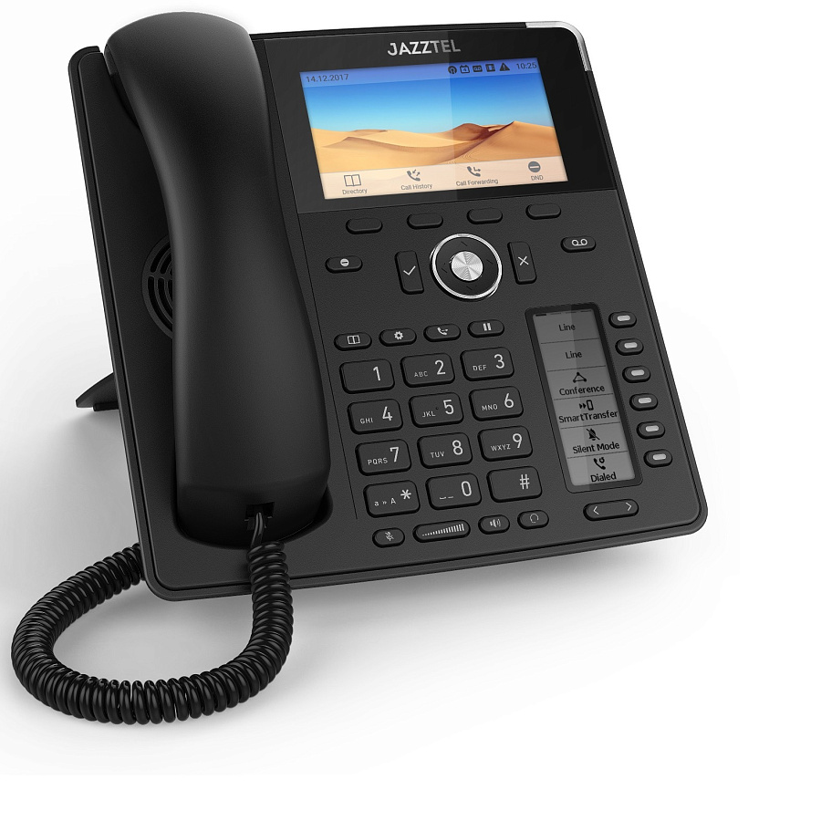 Jazztel D785 - IP телефон премиум-класса, 12 линий, Ethernet-порт, широкополосный звук